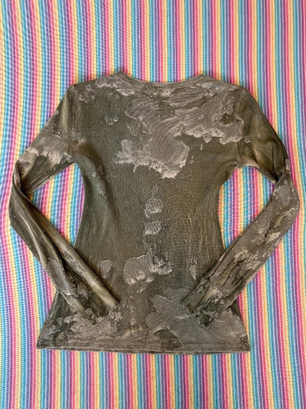 Vintage Sinful Affliction Y2K Graphic Long Sleeve Size Medium Made in USA - Picture 3 of 6